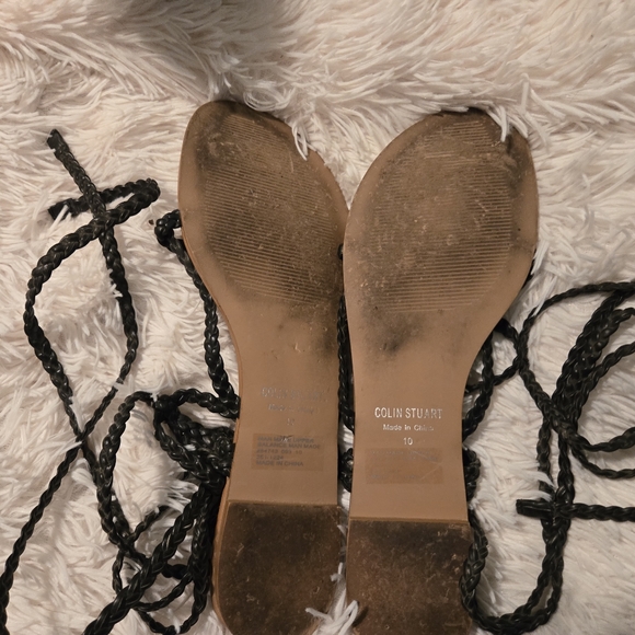 Colin Stuart Gladiator tie sandals, black - Picture 4 of 4